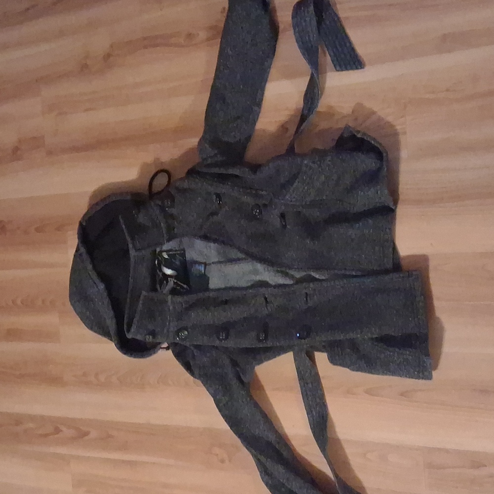 Sebby Gray Pea Coat